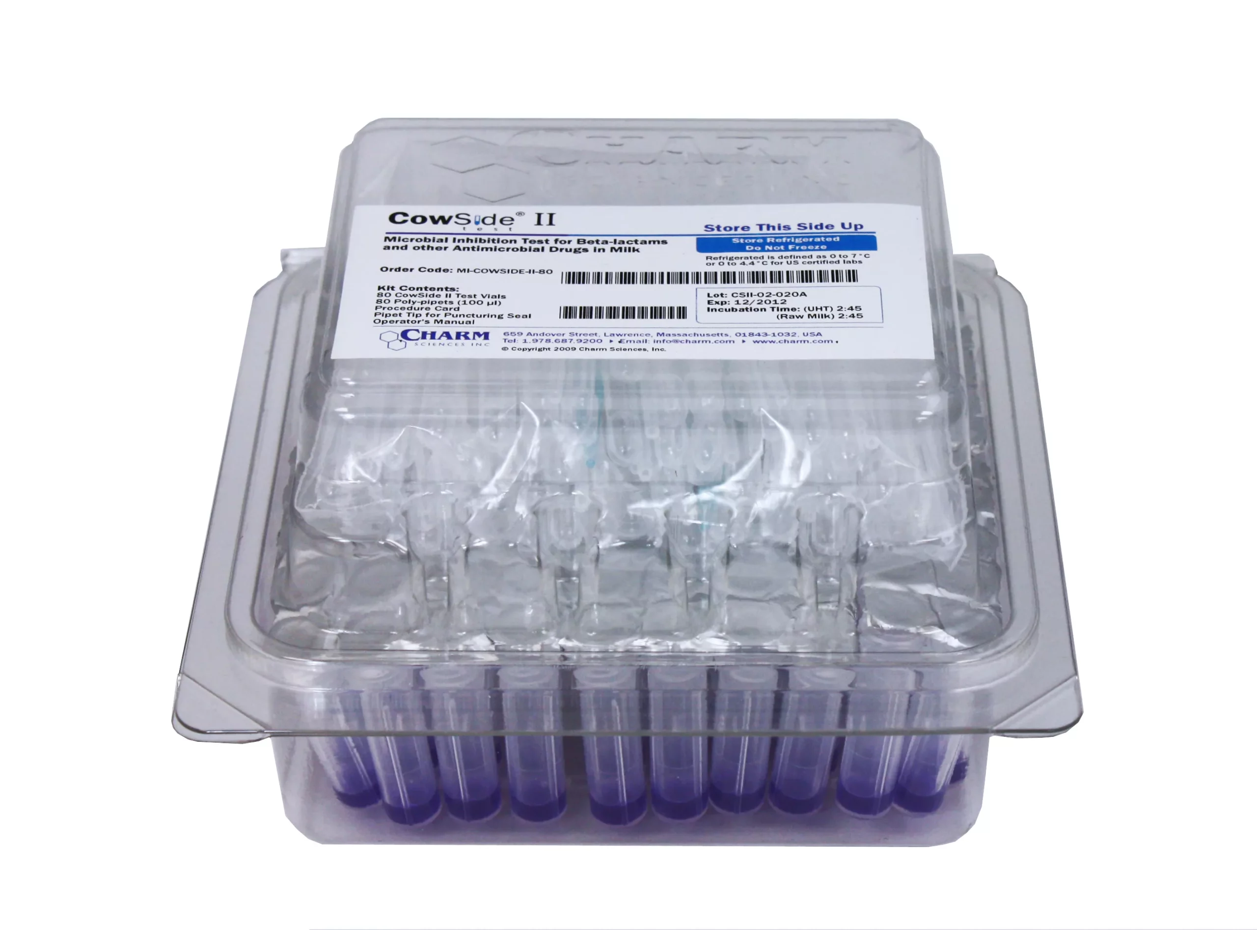 Charm CowSide II gyors tejvizsgáló teszt