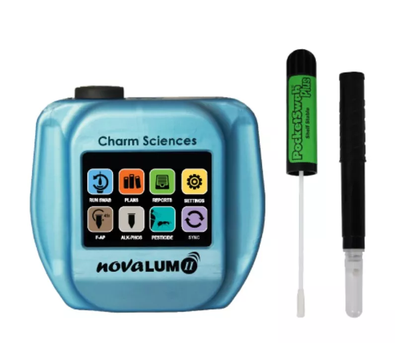 Charm Novalum 2 luminométer (hordozható ATP-mérő műszer)