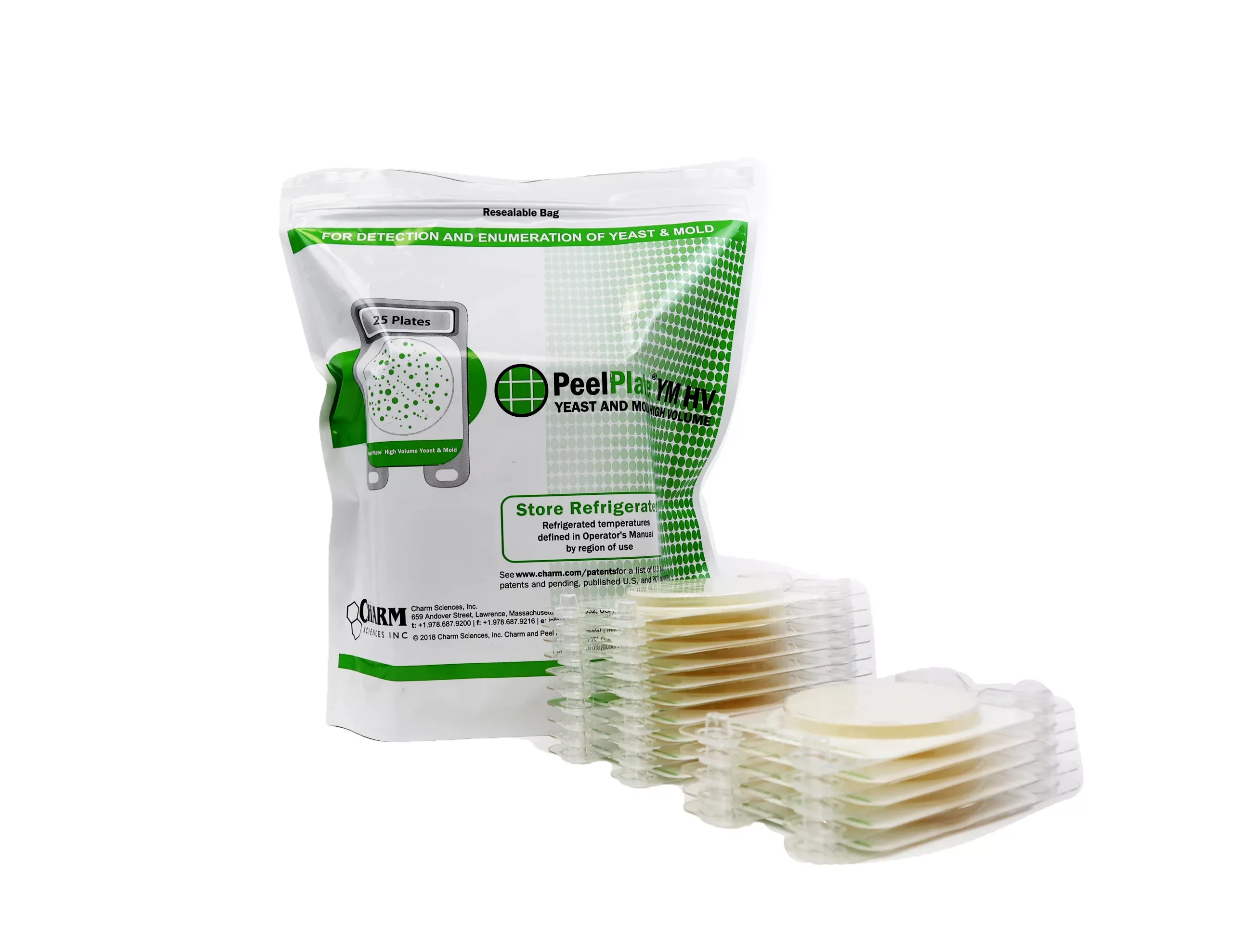 Charm YM-HV tesztzsák (élesztő- és penészszámláláshoz)